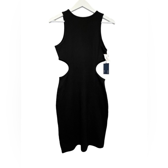 Aritzia Wilfred Free | NWT Black Dray Cutout Dress Sz Medium - Picture 5 of 10